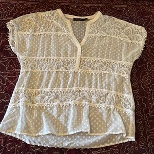 The Limited size Large white blouse